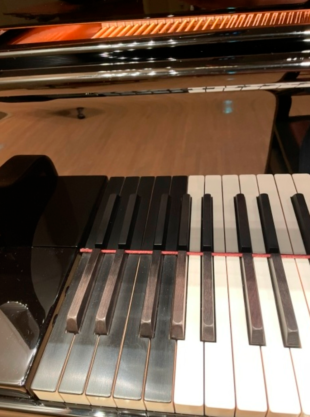 富士市のピアノ教室もびっくりした黒鍵盤